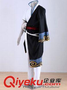 Y-銀魂 cosplay動(dòng)漫服裝批發(fā) 銀魂-坂田金時(shí)裝1代-和服-E194