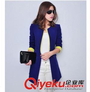 外套  風(fēng)衣 2015秋季女裝新款韓版女簡(jiǎn)約時(shí)尚中長(zhǎng)款西服修身小西裝外套