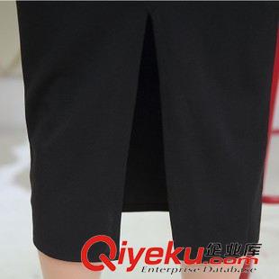 9月8日 2015春秋新款兩件套針織連衣裙 女韓版寬松顯瘦鏤空蝙蝠袖罩衫原始圖片3