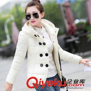 9月13日 2015冬季新款保暖羽絨棉衣棉服女 時尚韓版連帽長袖小棉襖外套原始圖片2