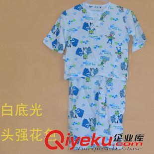 2015年5月夏季新款 2015童裝棉綢套裝夏 純棉寶寶睡衣家居服綿綢套裝廠家直銷(xiāo)批發(fā)原始圖片3