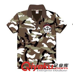 tj銷售 QEOK品牌男式T恤女 外貿翻領休閑迷彩服短袖 tj作訓服軍迷裝備