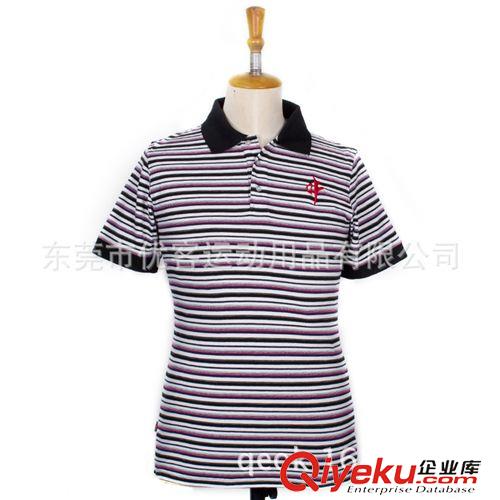 男裝POLO 外貿(mào)男式運動T恤純棉短袖polo翻領QEOK品牌運動服斷碼清貨polo衫