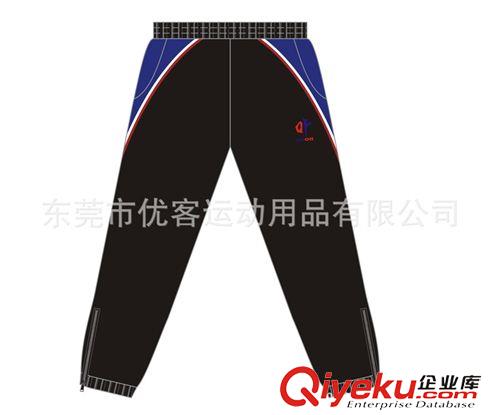 未分類 QEOK品牌男式休閑長褲拼色運動健身長褲外貿系繩松緊訓練褲中腰褲