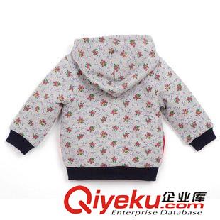 【2014冬季新品】 tj清倉(cāng)韓版女童連帽棉衣外套 繁花點(diǎn)點(diǎn)棉襖外套免費(fèi)代理