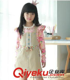 夏款 愛蒂蓓爾2014春秋新款女童背帶裙  小童可愛背帶小裙原始圖片2