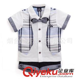 夏款 2014夏季新款男兩件套 個(gè)性假背帶休閑短袖短褲兩件套裝