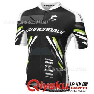 騎行褲，自行車褲 2013環(huán)法新款騎行服 Cannondale黑色短套裝 熱升華運動服自行車服原始圖片2