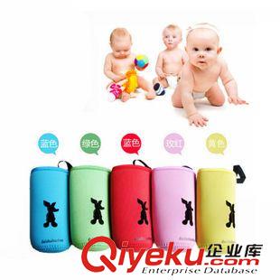 哺喂用品 袋鼠寶寶 奶瓶套 兒童寬口奶瓶防摔套保護(hù)套 嬰兒標(biāo)口奶瓶保溫套原始圖片2