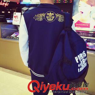衛(wèi)衣 丹杰仕 15秋款男士衛(wèi)衣 日系店主風(fēng)時(shí)尚開(kāi)衫立領(lǐng)羅紋下擺運(yùn)動(dòng)套裝原始圖片2