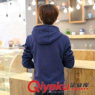 衛衣 丹杰仕純棉男士衛衣秋冬款 時尚連帽開衫加絨韓版修身潮男外套