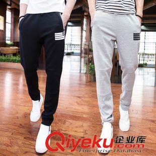 褲類專區(qū) 丹杰仕春夏新款 個(gè)性口袋 韓版潮休閑男士修身小腳褲男長(zhǎng)褲子潮