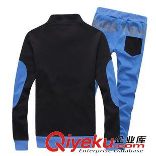 衛(wèi)衣套裝 2014秋季新款男士運(yùn)動(dòng)套裝潮 開衫立領(lǐng)時(shí)尚百搭衛(wèi)衣外套男B424P95
