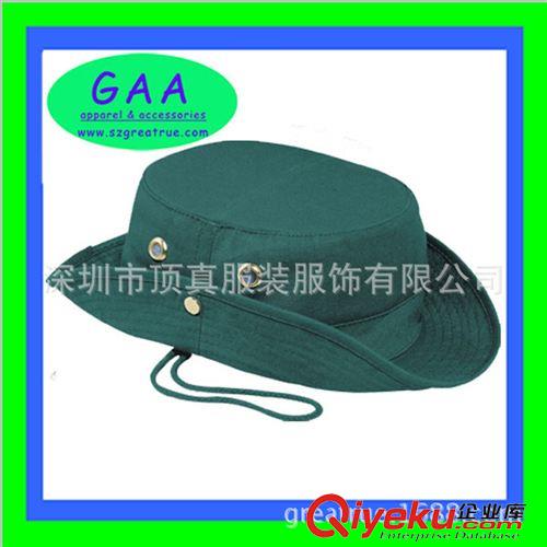 漁夫帽 廠家直銷男女款旅游帽穿繩戶外遮陽帽釣魚盆帽漁夫帽熱賣帽子批發(fā)原始圖片2
