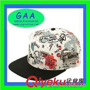 SNAPBACK平舌帽 廠家直銷 tj供應(yīng) 童鴨舌帽 涂鴉圖案