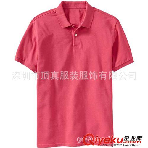 POLO衫 廠家低價(jià)供應(yīng) 高檔純色空白男女通用POLO衫T恤 文化衫 情侶衫原始圖片2