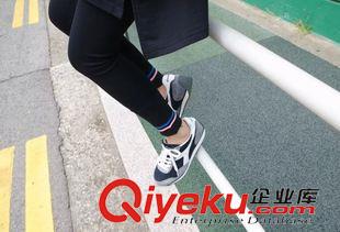 ◆打底褲 長(zhǎng)褲 短褲 韓版新款打底褲15秋季女士 簡(jiǎn)約腳口螺紋超彈舒適修身休閑褲批發(fā)原始圖片2
