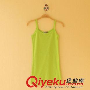 ◆吊帶 背心 開衫 罩衫 外貿(mào)打底u子背純棉女式背心顯瘦修身打底衫 吊帶女 廠家批發(fā)原始圖片3