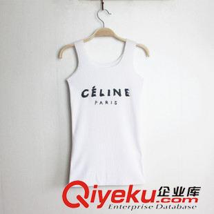 ◆吊帶 背心 開衫 罩衫 韓版女裝 潮流新品螺紋棉女式背心女 吊帶女T恤衫廠家直銷 跑量款原始圖片2