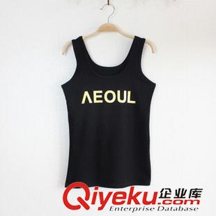 ◆吊帶 背心 開(kāi)衫 罩衫 爆款寬松休閑打底u(yù)字背心夏新款吊帶背心女式小背心地?cái)傌浽磁l(fā)原始圖片2