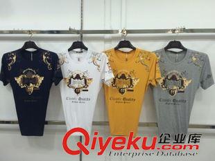 熱銷爆款 夏季男式短袖白色t恤韓版印花大碼男裝外貿(mào)原單夏裝半袖一件代發(fā)