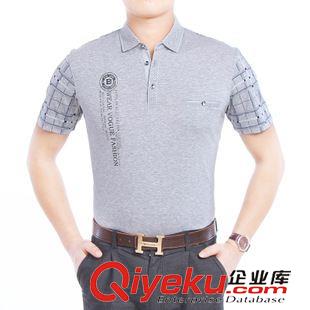 印花 2015新款男士純棉T恤商務系列原始圖片3