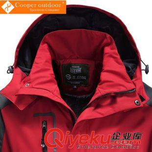 秋冬新品 2015秋冬戶外加厚登山服防寒保暖加厚沖鋒衣男女 滑雪服 3200AB原始圖片3
