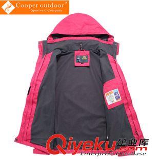 秋冬新品 秋冬 運(yùn)動(dòng)戶外服裝抓絨內(nèi)膽防風(fēng)防水登山服三合一沖鋒衣女0828B原始圖片2