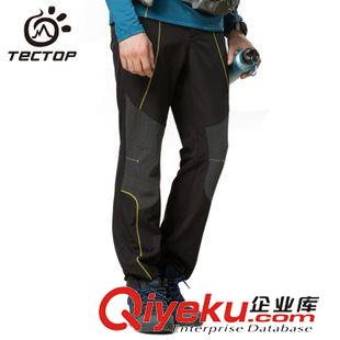 下裝 TECTOP 拼色時尚 輕薄速干防磨拼接 男款彈力速干登山褲 PW5271