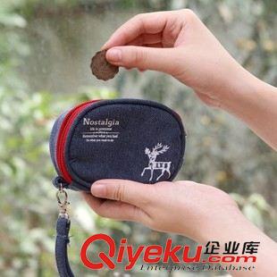 零錢包●鑰匙包 韓國文具 懷舊零錢包 帶掛繩鑰匙包 便攜零錢收納袋批發原始圖片3