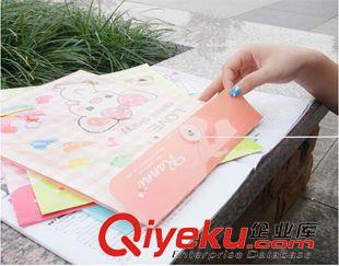 文件夾●筆記本 茶包豬繞線A4文件袋 塑料防水文具袋 資料文件夾批發原始圖片2