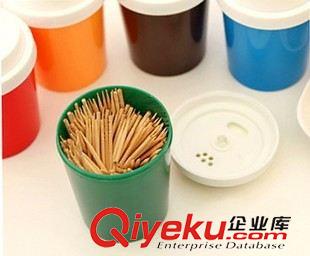 廚房工具 可愛糖果色調(diào)味瓶 韓版廚房用品 多功能牙簽筒調(diào)料盒原始圖片2