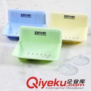 廚房工具 可愛單格吸盤皂盒 皂架 真空肥皂盒 創(chuàng)意新款單色香皂盒原始圖片2