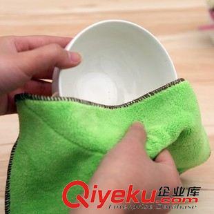 清潔 刷牙用品 超細纖維抹布 雙面雙色不沾油抹布 洗碗布 清潔巾批發(fā)