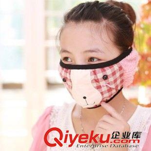 耳罩 口罩 秋冬新款可愛貓頭鷹毛絨耳罩 爆款卡通繡花毛絨防寒保暖耳套批發(fā)