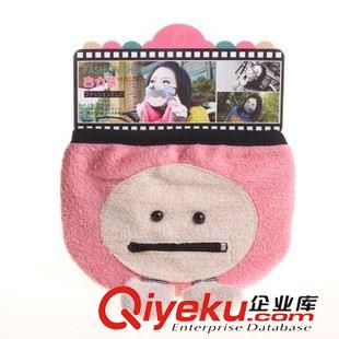耳罩 口罩 冬季保暖立體動物口罩可愛卡通兩腳帶拉鏈防PM2.5防霧霾防塵口罩原始圖片2