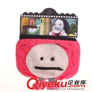 耳罩 口罩 冬季保暖立體動物口罩可愛卡通兩腳帶拉鏈防PM2.5防霧霾防塵口罩原始圖片3