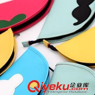筆袋●文具盒 創(chuàng)意多功能雜物收納包 胡子筆袋文具袋 展開(kāi)后鼠標(biāo)墊批發(fā)原始圖片3