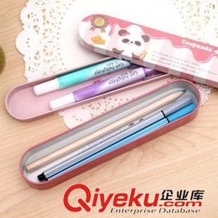 筆袋●文具盒 卡通圖案筆袋批發 韓國文具雙層方形文具盒 馬口鐵鉛筆盒原始圖片2