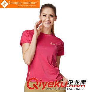 帝芙仕戶外品牌 運動裝女式T恤女款運動T恤快干T恤批發印花女TCP6021戶外運動t原始圖片3