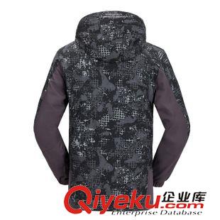 沖鋒衣/滑雪服 戶外迷彩男款三合一兩件套沖鋒衣 滑雪服 加厚保暖抓絨內膽56103A原始圖片2