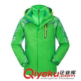 沖鋒衣/滑雪服 戶外運動兒童沖鋒衣印花防風保暖三合一兩件套抓絨內膽兒童56105C原始圖片3