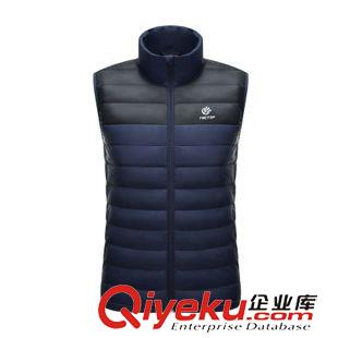 棉/羽絨馬甲 2015秋冬新品 男款羽絨背心 白鴨絨輕盈保暖馬甲 時尚環(huán)保 YW5185原始圖片3