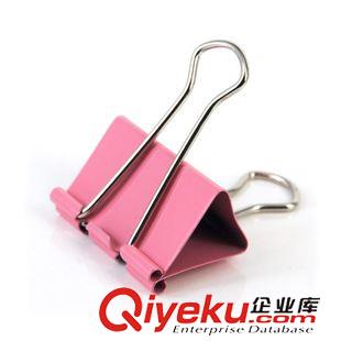 學(xué)生文具專區(qū) 得力deli文具 8553彩色長(zhǎng)尾夾/燕尾票據(jù)夾 中號(hào)32mm 財(cái)務(wù)文件夾子原始圖片2