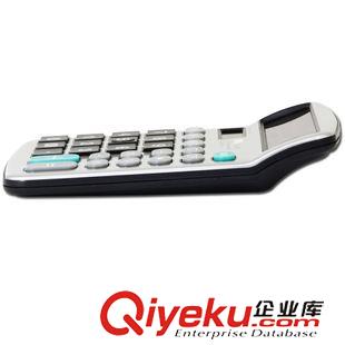 生活用品專區(qū) tj促銷 得力1837金屬面板計算器 大 時尚辦公型 太陽能計算機原始圖片2