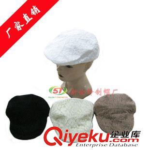 鴨舌帽 定制文藝高大上男女士牛仔布鴨舌貝雷帽亮片拼色前進(jìn)帽外貿(mào)原單