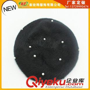 貝雷帽 帽子工廠生產(chǎn)加工定制高品質(zhì)歐美簡約男士羊毛貝雷帽軍人外貿(mào)出口