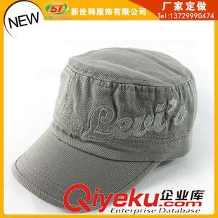 未分類 JEEP吉普新款男士戶外休閑洗水牛仔平頂帽 韓版刺繡個性洋基軍帽原始圖片2