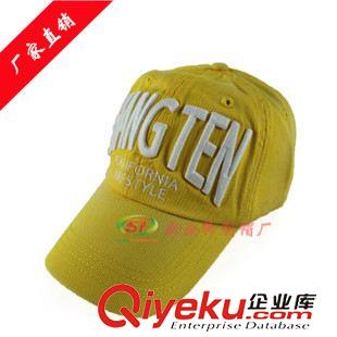 洗水帽 帽廠定做夏季兒童防曬帽子 HANGTEN兒童小黃帽 六頁拼接鴨舌帽原始圖片3