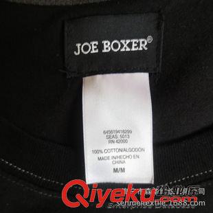 其他紡織品或者可買單件 原單庫(kù)存秋衣，cdj虧本外貿(mào)JOE BOXE*純棉男裝長(zhǎng)袖T恤原始圖片2